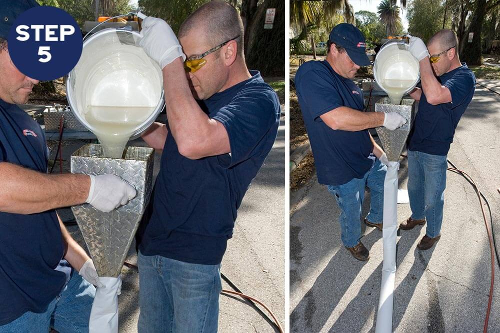 Pour Into Liner